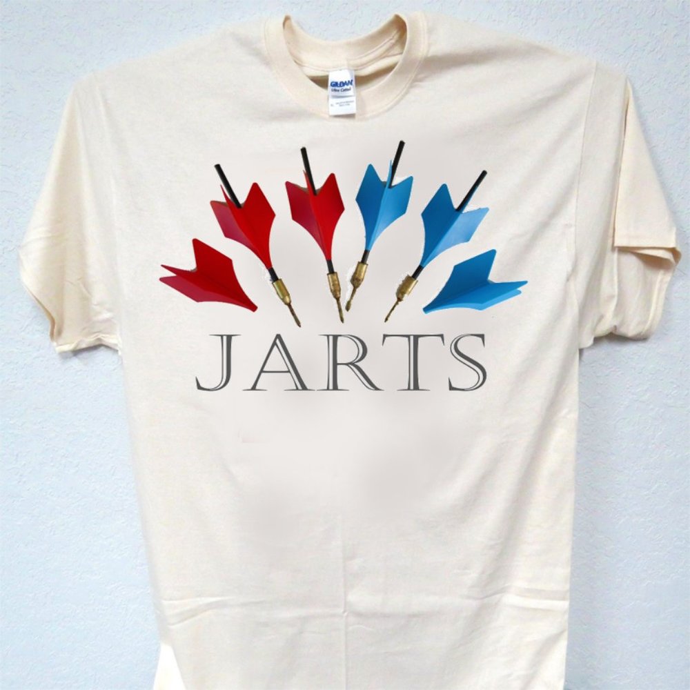 JARTS, Missile Lawn Game Vintage, Funny Men's T-Shirts All Sizes T-2054